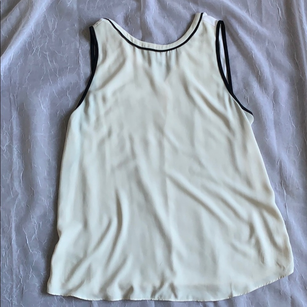 LOFT Mixed Media Blouse